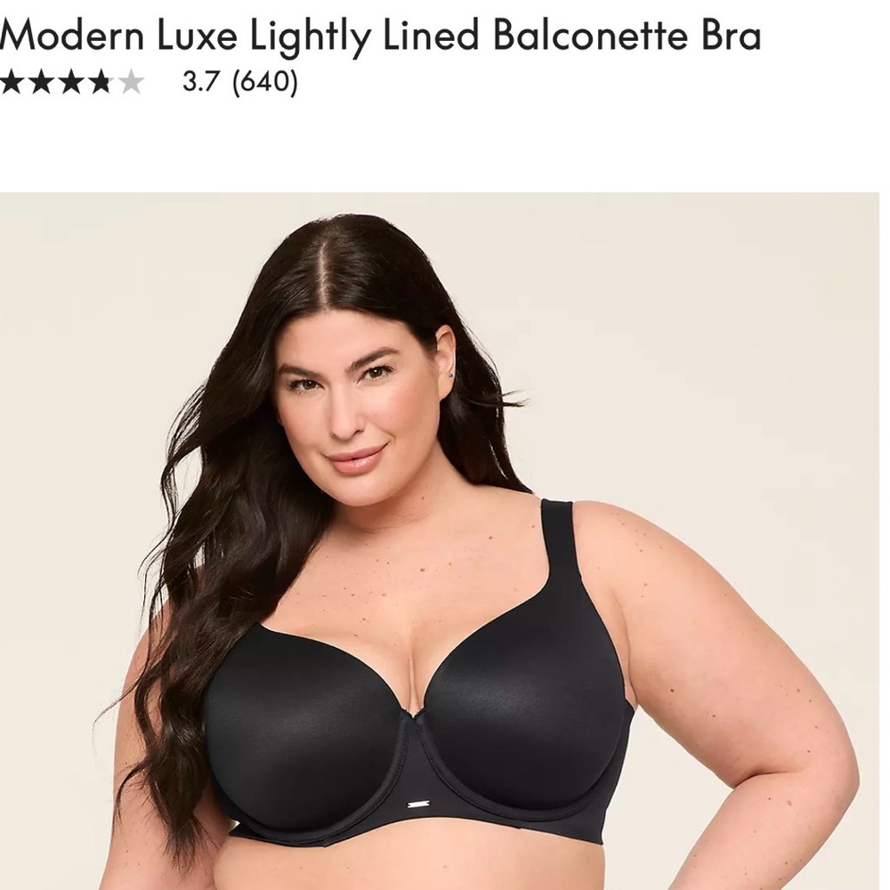 CACIQUE lightly lined balconette bra